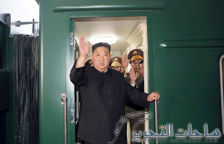 على متن قطار مصفح .. زعيم كوريا الشمالية يصل الى روسيا