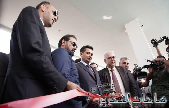 هيبت الحلبوسي يشارك وزير النقل افتتاح قطار بغداد - فلوجة