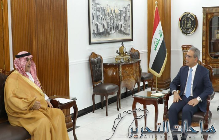 فائق زيدان والسفير السعودي يبحثان التعاون القضائي بين بغداد والرياض