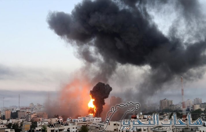 الاحتلال الصهيوني يستهدف مبنى سكني في رفح جنوبي غزة