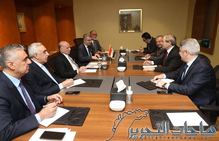 وزيرا الخارجية العراقي و السوري يدعوان الى موقف عربي مشترك لوقف انتهاكات الاحتلال الصهيوني