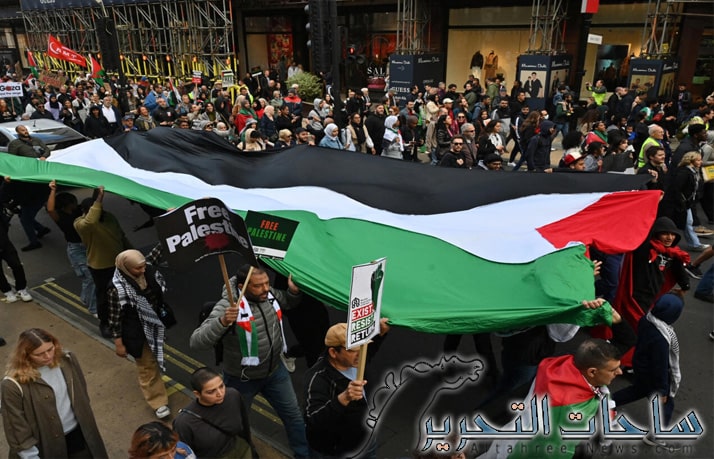 اغلاق جسر في نيويورك امام تظاهرة مؤيدة لفلسطين