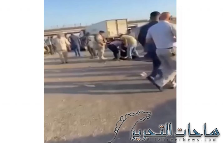 حادث سير مروع بين عدد من السيارات على سريع بغداد