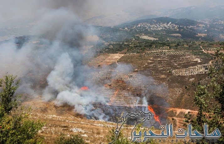 القصف اللبناني يتجدد على مواقع العدو الاسرائيلي في مزارع شبعا