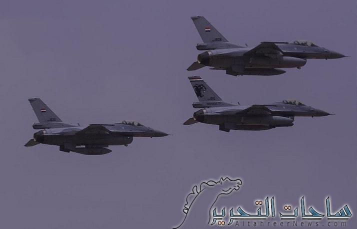 الطيران العراقي يتمكن من تدمير اوكار لداعش في كركوك