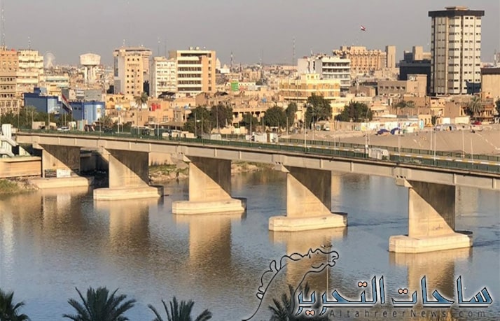 القوات الامنية اغلقت جسر الجمهورية وسط بغداد من جهة الكرخ