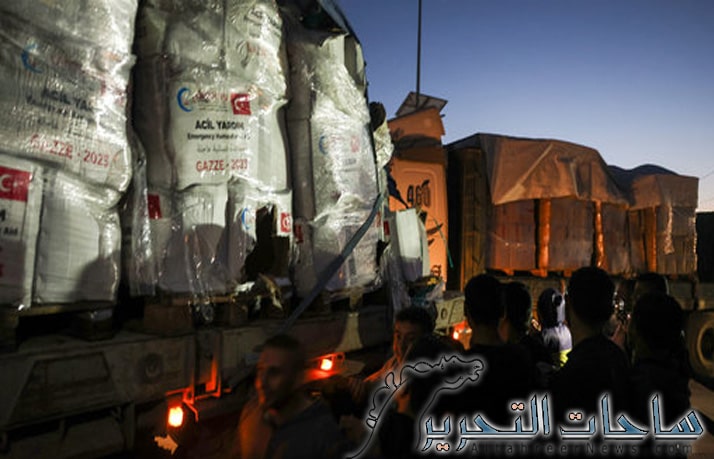 الامم المتحدة تعلن تفريغ حمولة 137 شاحنة مساعدات في غزة
