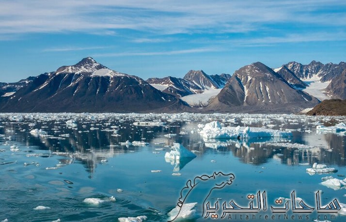 اثار تغير المناخ على الجليد في غرينلاند