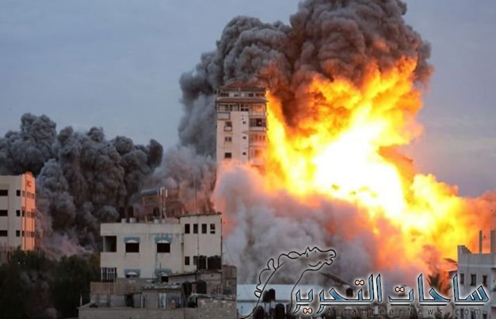قصف صهيوني استهدف محطة للوقود وسط غزة