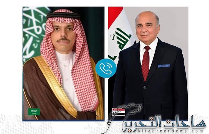 فؤاد حسين و بن فرحان يبحثان التنسيق الثنائي بين العراق والسعودية