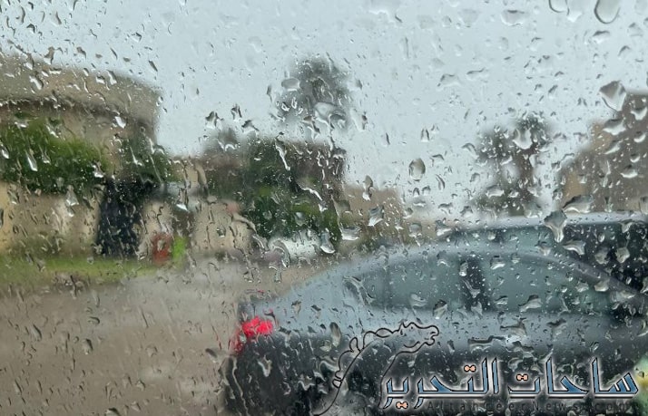 سيول جارية بسبب امطار غزيرة في محافظة صلاح الدين