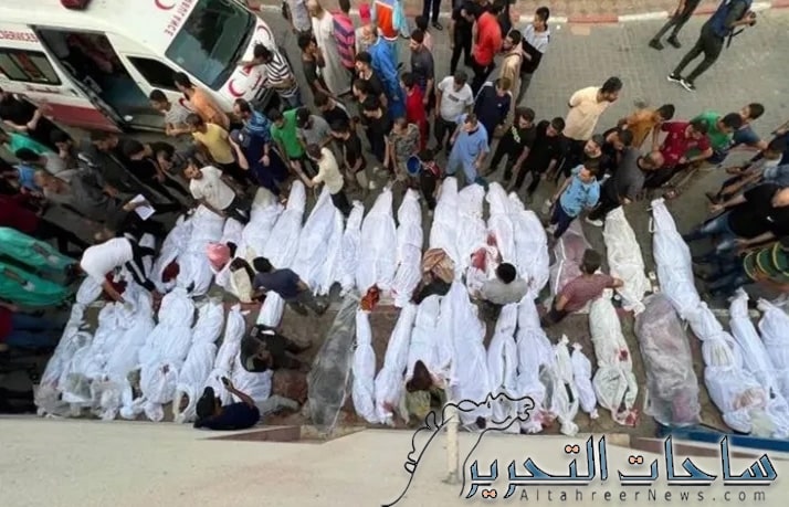 الصحة في غزة تقرر دفن جثامين الشهداء بمجمع الشفاء بمقبرة جماعية