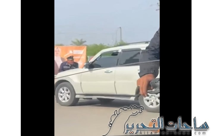 سيارة مظلله تدعس رجل مرور في نفق الشرطة ببغداد