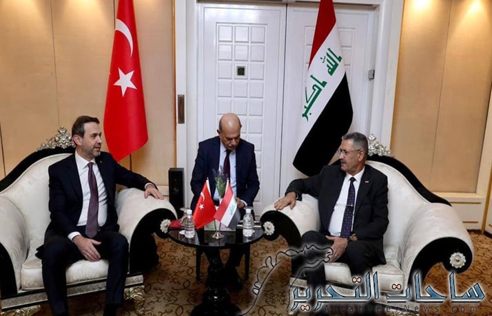 عبدالغني و بيرقدار يبحثان العلاقات الثنائية بين العراق وتركيا بقطاع النفط والطاقة