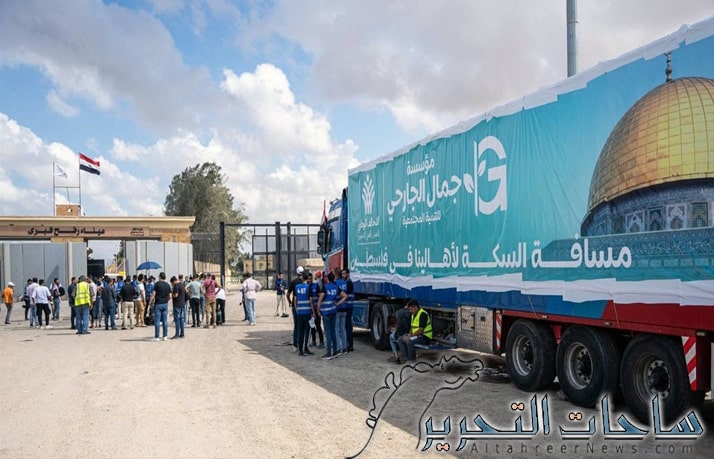دخول 106 شاحنات مساعدات لقطاع غزة